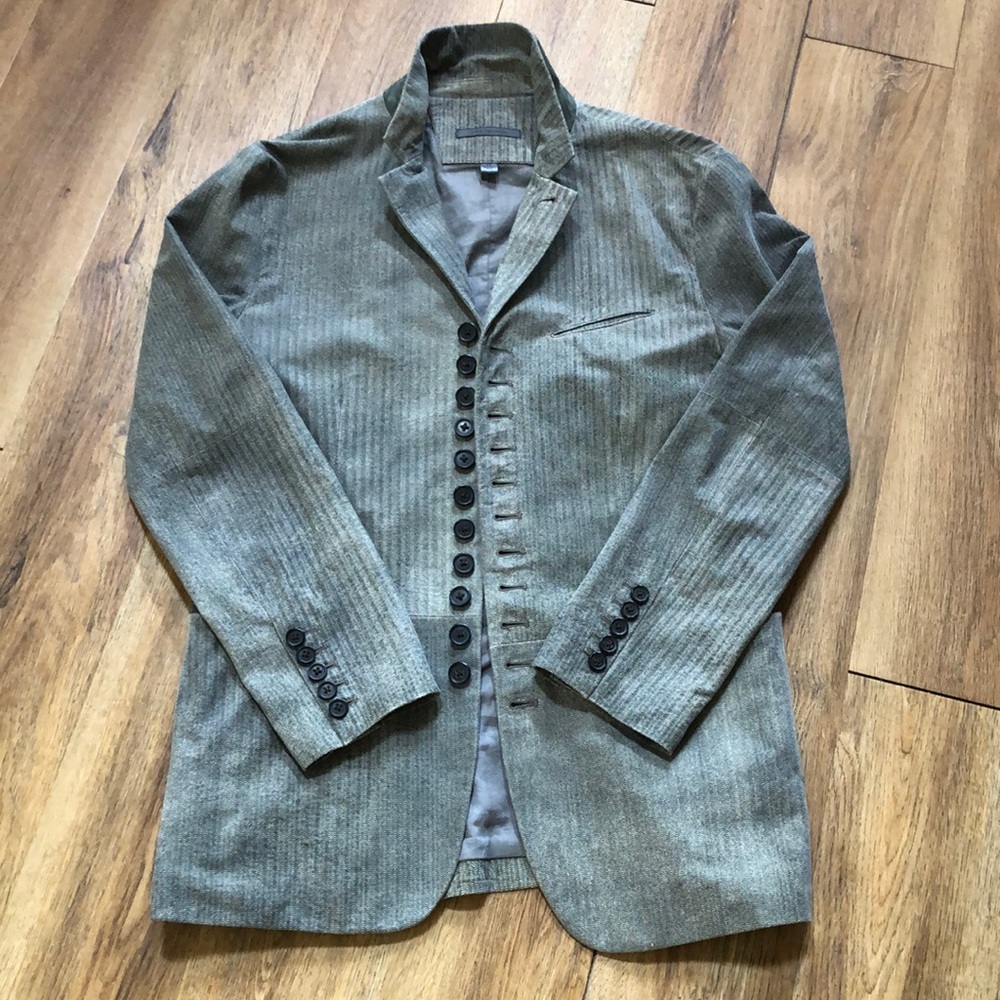 JOHN VARVATOS COLLECTION SHEEPSKIN & GOAT JACKET!